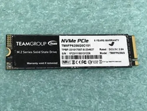 TEAMGROUP M.2 Series TM8FP6256G 256GB M.2 NVMe PCIe SSD - HD1062A