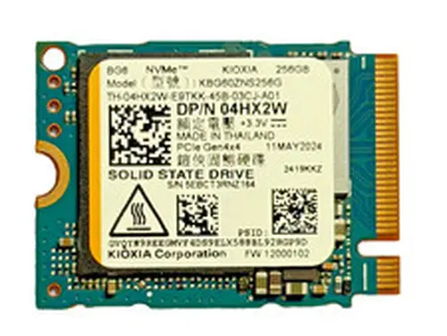 Kioxia BG6 KBG60ZNS256G 256GB NVMe SSD * 100% Health M.2 2230 PCIe Gen4