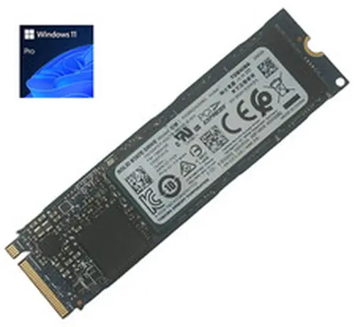 256GB Toshiba M.2 PCIe NVMe SSD with Windows 11 Pro for Dell Lenovo HP Acer IBM