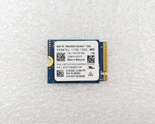 Western Digital PC SN5000S 1TB M.2 2230 NVMe PCIe 4.0 Internal SSD SDEQTSJ-1T00