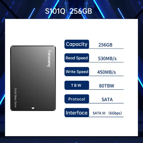 Fanxiang 1TB SSD 2.5''SATA III 4TB 2T 512G Internal Solid State Drive PC PS4 LOT