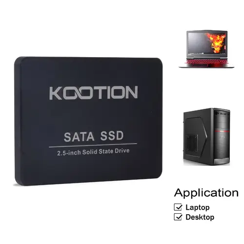 KOOTION SSD 128GB/256GB/512GB SATA SSD 2.5 inch Solid State Drive to 500MB/s LOT