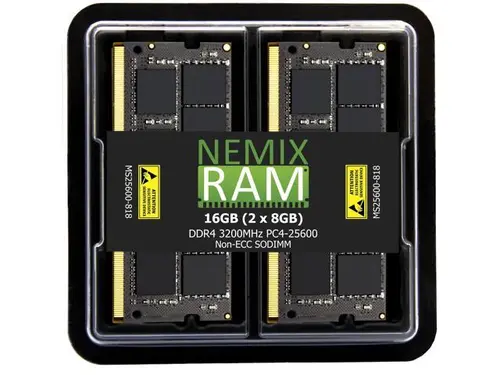 NEMIX RAM 16GB (2X8GB) DDR4 3200MHZ PC4-25600 1Rx8 1.2V CL22 260-PIN Non-ECC Unbuffered SODIMM Laptop PC Memory KIT Compatible with Dell Latitude...