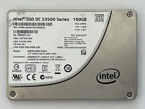Intel SSD DC S3500 2.5" 80GB 120GB 160GB 300GB 480GB 600GB 800GB SATA 6Gb/s