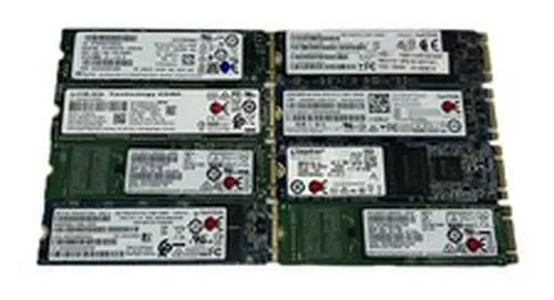 Lot of 25 128GB Mixed Brands/Models M.2 SATA Solid State Drive SSD (AMX)
