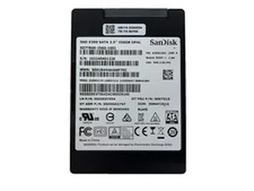 LOT OF 3 - SanDisk 256GB Opal X300 SD7TB6S-256G-1001 2.5" SATA SSD