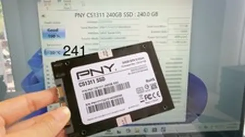 PNY CS1311 240GB 2.5" SATA III 6Gb/s Internal Solid State Drive SSD Health 100%