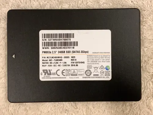 SAMSUNG PM851 PM863 SM841 2.5" 128GB 480GB SATA 6Gb/s SSD *** Health Status 95%