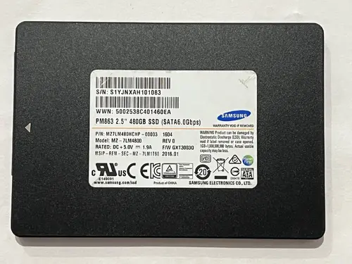 SAMSUNG PM851 PM863 SM841 2.5" 128GB 480GB SATA 6Gb/s SSD *** Health Status 95%