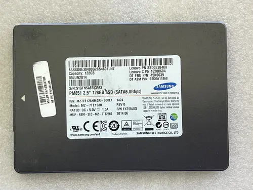 SAMSUNG PM851 PM863 SM841 2.5" 128GB 480GB SATA 6Gb/s SSD *** Health Status 95%