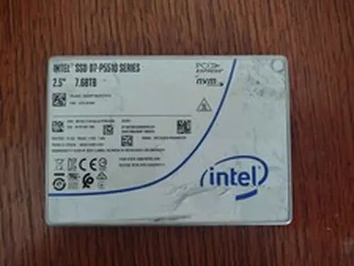 Solidigm Intel D7-P5510 7.68TB NVMe PCIe 4.0X4 U.2 Enterprise SSD - 100% Life Remaining
