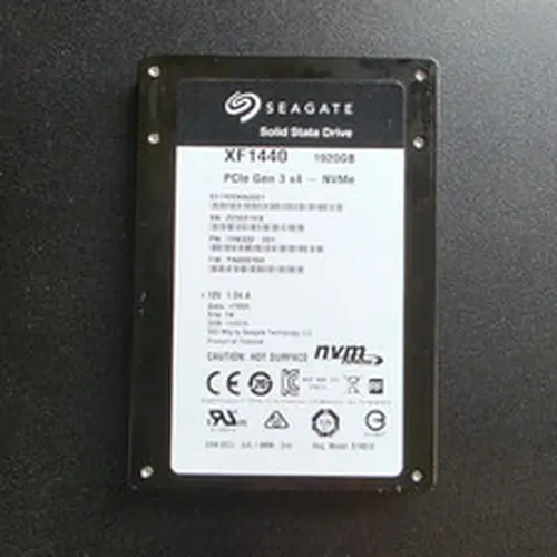 Seagate XF1440 1.92TB 2.5" U.2 NVMe PCIe Gen3 x4 SSD SMART Passed