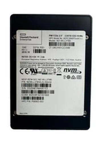 HPE SAMSUNG PM1723b 3.84TB 2.5" PCIe3.0 x4 NVMe U.2 SSD/Excellent HEALTH-98-99%