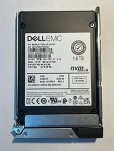 Dell H8GHV 1.6TB NVME PCIE4.0 MIXED USE U.2.5in SSD 0H8GHV MZ-WLR1T6B