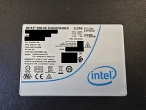 Intel DC P4610 3.2TB U.2 NVMe SSD SSDPE2KE032T8 100% Life