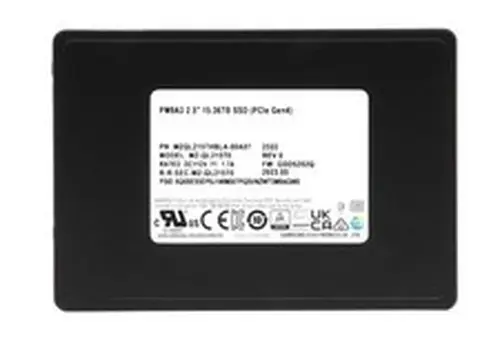 Samsung PM9A3 15.36TB Nvme 2.5inch U.2 SSD MZ-QL215T0 15TB 100% good health test