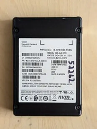 HPE 15.36TB U.2 U.3 NVME Gen4 PM1733 Samsung 16TB SSD Hard Drive