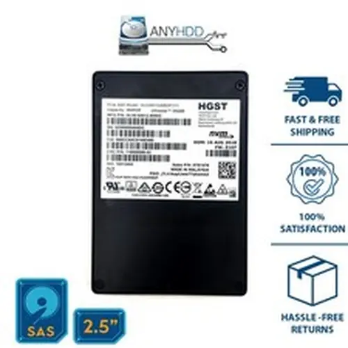 HGST 3.84TB PCIe NVMe SSD - HUSMR7638BDP3Y1 - 2.5" U.2 Ultrastar SN200
