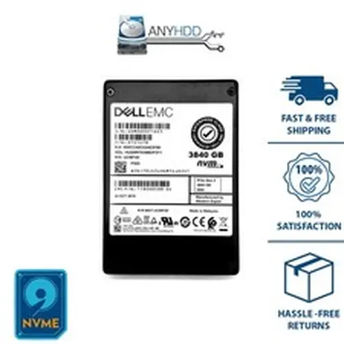 Dell EMC 3.84TB U.2 NVMe PCIe Gen3 Enterprise SSD HUSMR7638BDP3Y1 0TS147