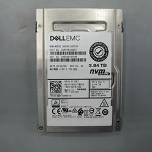 (NOB) Dell EMC 3.84TB NVMe U.2 G3 x4 RI 2.5 SSD Kioxia KCD5XLUG3T84 017C57