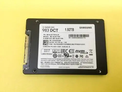 MZ-QLB1T9N Samsung V-NAND 983 DCT 1.92TB 2.5" U.2 PCIe NVMe SSD MZQLB1T9HAJR