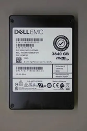 Lot of 17 Dell EMC OTS1478 3.84TB U.2 NVMe SSD PCIe Gen 3 HUSMR7638BDP3Y1