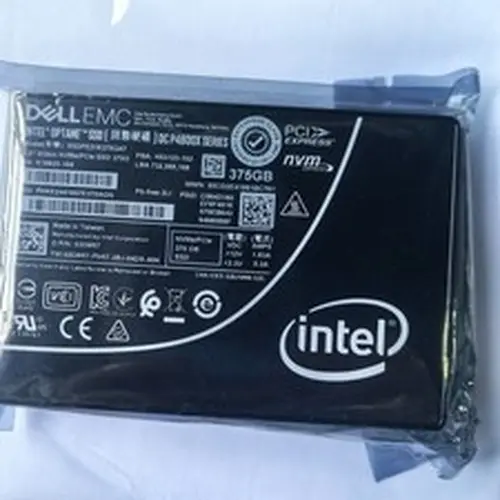 Intel Optane P4800x 375GB SSD U.2 NVME PCIE HP SSDPE1K375GAP1 Solid State Drives