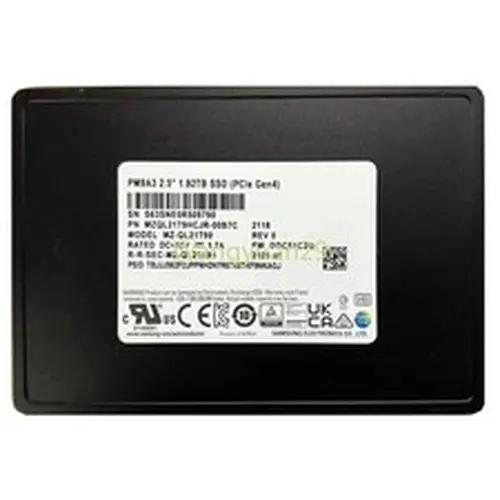 Samsung PM9A3 1.92TB U.2 SSD PCIE 4.0 NVME MZ-QL21T90 MZQL21T9HCJR-00B7C