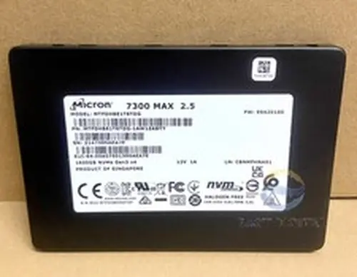 Micron 7300 MAX MTFDHBE1T6TDG 1.6TB Pcle U.2 NVMe Gen3 x4 1AW1ZABYY SATA SSD
