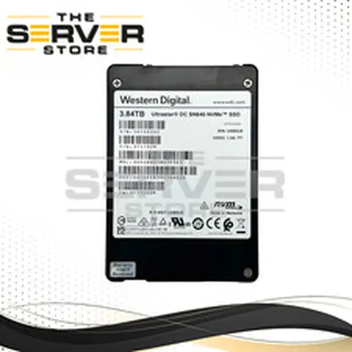 WD HGST 3.84TB NVMe U.2 G3 x4 SFF 2.5" SSD Ultrastar DC SN640 WUS4BB038D7P3E3
