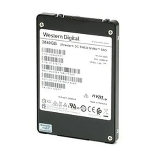 Lot of 10 Western Digital Ultrastar DC SN630 3.84TB NVMe U.2 SSDs