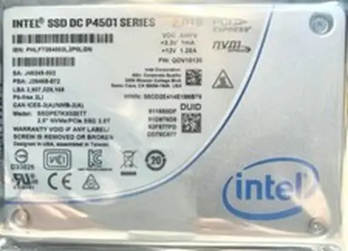 Intel 2TB SSD P4501 Series DC NVME U.2.5" SSDPE7KX020T7 Solid State Drive