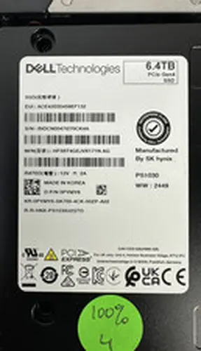 Dell 6.4TB PCIe Gen4 NVMe U.2 Mixed Use SSD 0PYMY6 SFF 2.5 2.5in PCIe4 DellEMC