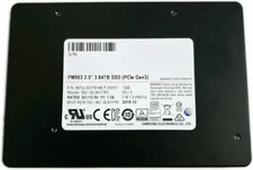 Samsung PM963 Series 3.84TB PCIe NVMe U.2.5" SSD MZ-QLW3T80
