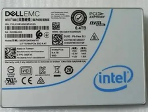 DELL INTEL 6.4TB SSD U.2 P4610 NVME 092F30 SSDPE2KE064T8T Solid State Drive