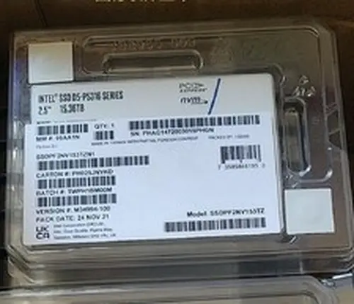 15.36TB Intel SSD P5316 Series NVME U.2.5" SSDPF2NV153TZ