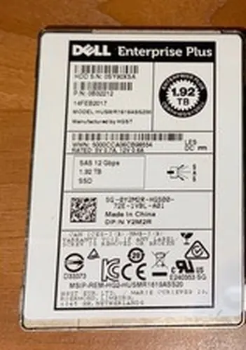 Dell Y2M2R HGST Ultrastar SS200 1.92TB 12Gb/s SAS SSD HUSMR1619ASS204