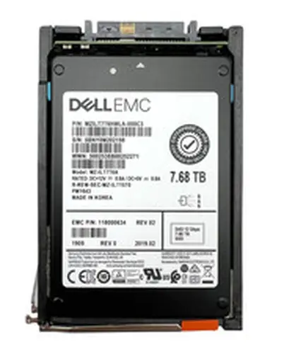 Samsung EMC 7.68TB SAS 12G 2.5 MZ-ILT7T6A FLASH SSD 118000634 98%+ HEALTH (512)