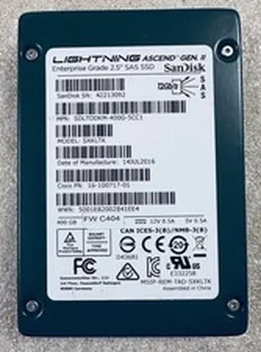 Sandisk 400GB SSD Hard Drive 2.5 SAS 400G Sandisk SDLTODKM-400G-5CC1 100% Health
