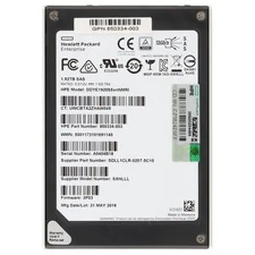 HPE DDYE1920S5xnNMRI 1.92TB 12G SAS 2.5" SSD 64% Health