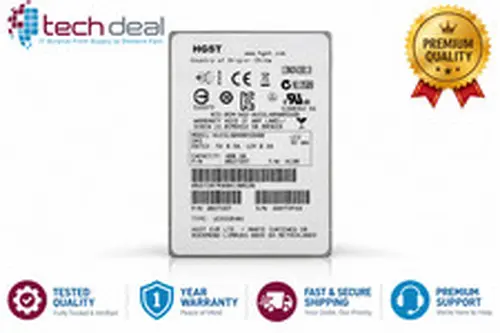 HGST HUSSL4040BSS600 400GB SSD 2.5" SAS SOLID STATE DRIVE SSD 0B27397 6Gb/s