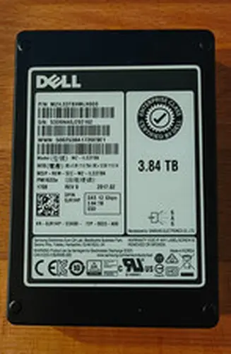 Dell EMC MZ-ILT3T8B PM1643a 3.84TB 2.5" 12Gb/s RI SAS SSD P/N: 0JR1HP 98% Health