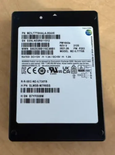 Samsung PM1643a 7.68TB 2.5" SAS SSD MZ-ILT7T6B MZILT7T6HALA (96% Health)