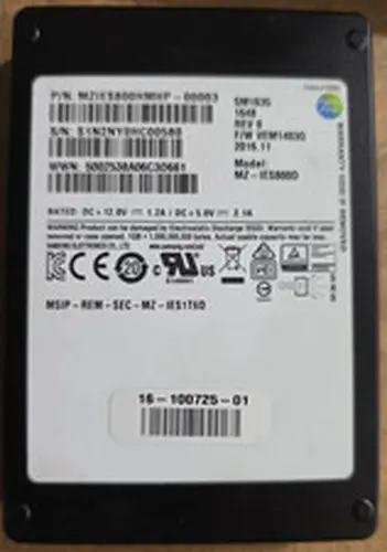 Samsung SM1635 800GB 12G SAS-3 2.5" Enterprise SSD MZ-IES800D MZIES800MHP-00003
