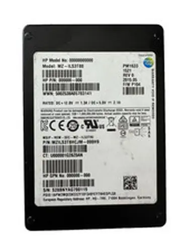 HPE SAMSUNG PM1633 3.84TB 2.5" SAS SSD 12Gbps/512b/sector/PERFECT 100% HEALTH