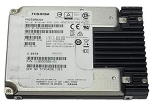 Toshiba 3.84TB 2.5" SAS SSD SOLID STATE DRIVE PX05SRB384 SDFAM00EAA01 91% HEALTH