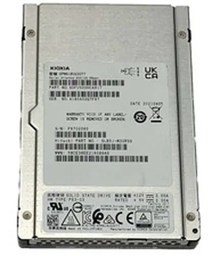 Kioxia 30TB 2.5" SAS SSD Solid State Drive KPM61RUG30T7 SDFUS00HCA91T 93% HEALTH
