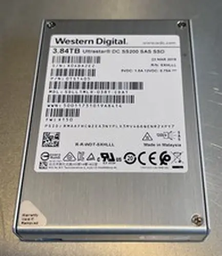 Western Digital Ultrastar DC SS200 3.84TB 2.5" SAS Internal SSD Hot Swap