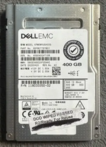 Dell 400GB Toshiba Kioxia KPM5WVUG400G 2.5" SAS SED SSD 12Gb/s