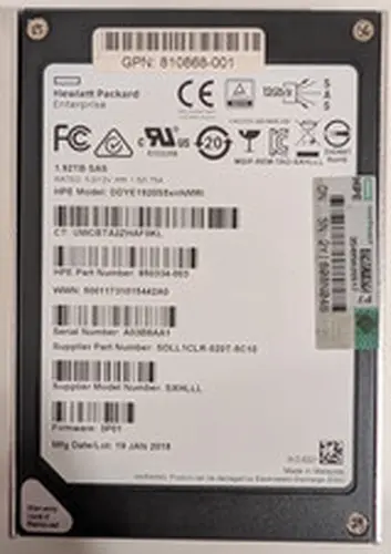 SanDisk Enterprise OEM 1.92TB 2.5" SAS 12G SSD 512-Byte 94% Health